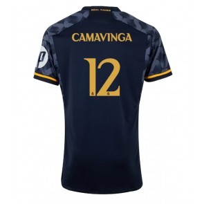 Real Madrid Eduardo Camavinga #12 Replika Udebanetrøje 2023-24 Kortærmet